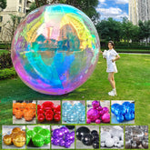 NB-MB010 Big Shiny Inflatable Balls Girl Party Wedding Event Decor Iridescent Bubble Balloons Inflatable Mirror Ball